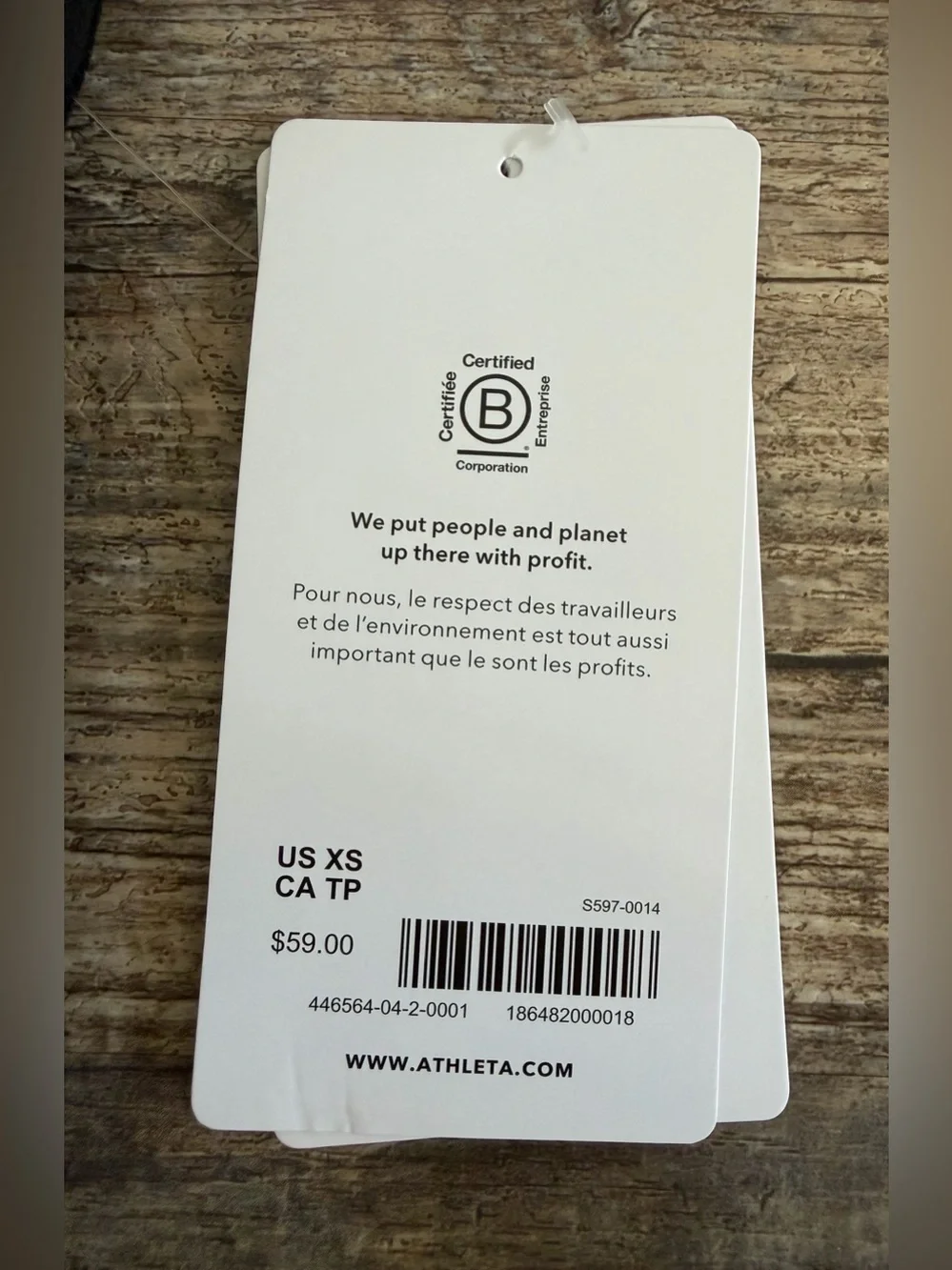Athleta XS Conscious Crop A-C Tank Sports Bra Black +pads/shelf Yoga  MSRP $59